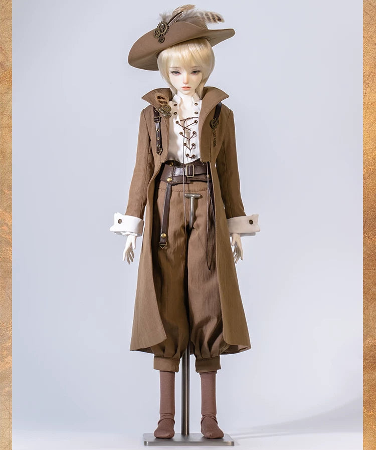 Large 1/4 BJD Steampunk Retro Outfit Gear Key Unisex Doll Apparel