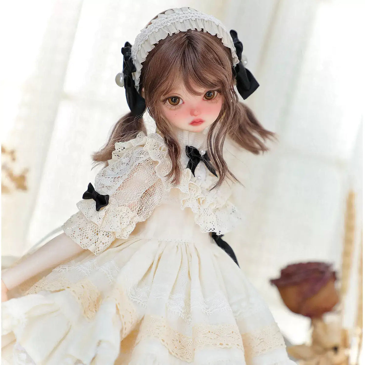 BJD Doll Nightgown Pajama Dress for 3/4/6 Points