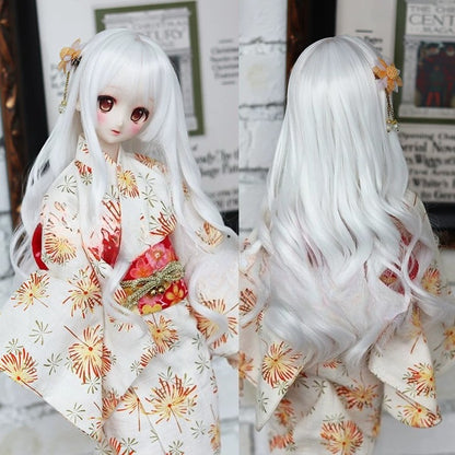 Light Bangs Hime Cut Long Curly Wig |1/3 & 1/4 | [MDD]
