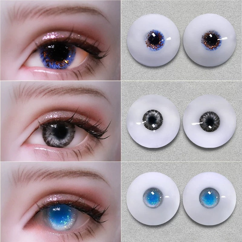 BJD Doll Eyes – 10/12/14mm Handmade Resin Eyes for 1/3, 1/4 & 1/6 Dolls