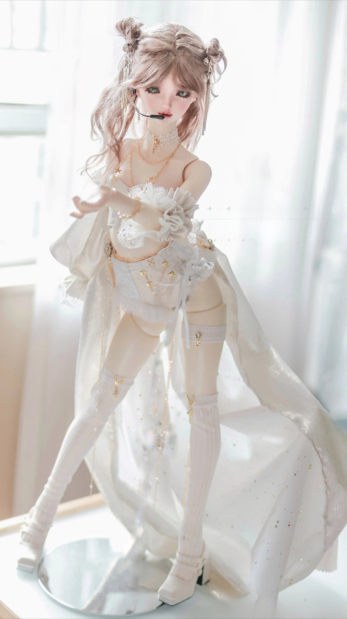 Diamond Star – 1/3 BJD Doll Dress, Gown, Lingerie & Cape Set