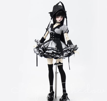 Large 1/4 BJD Gothic Lolita Outfit Set