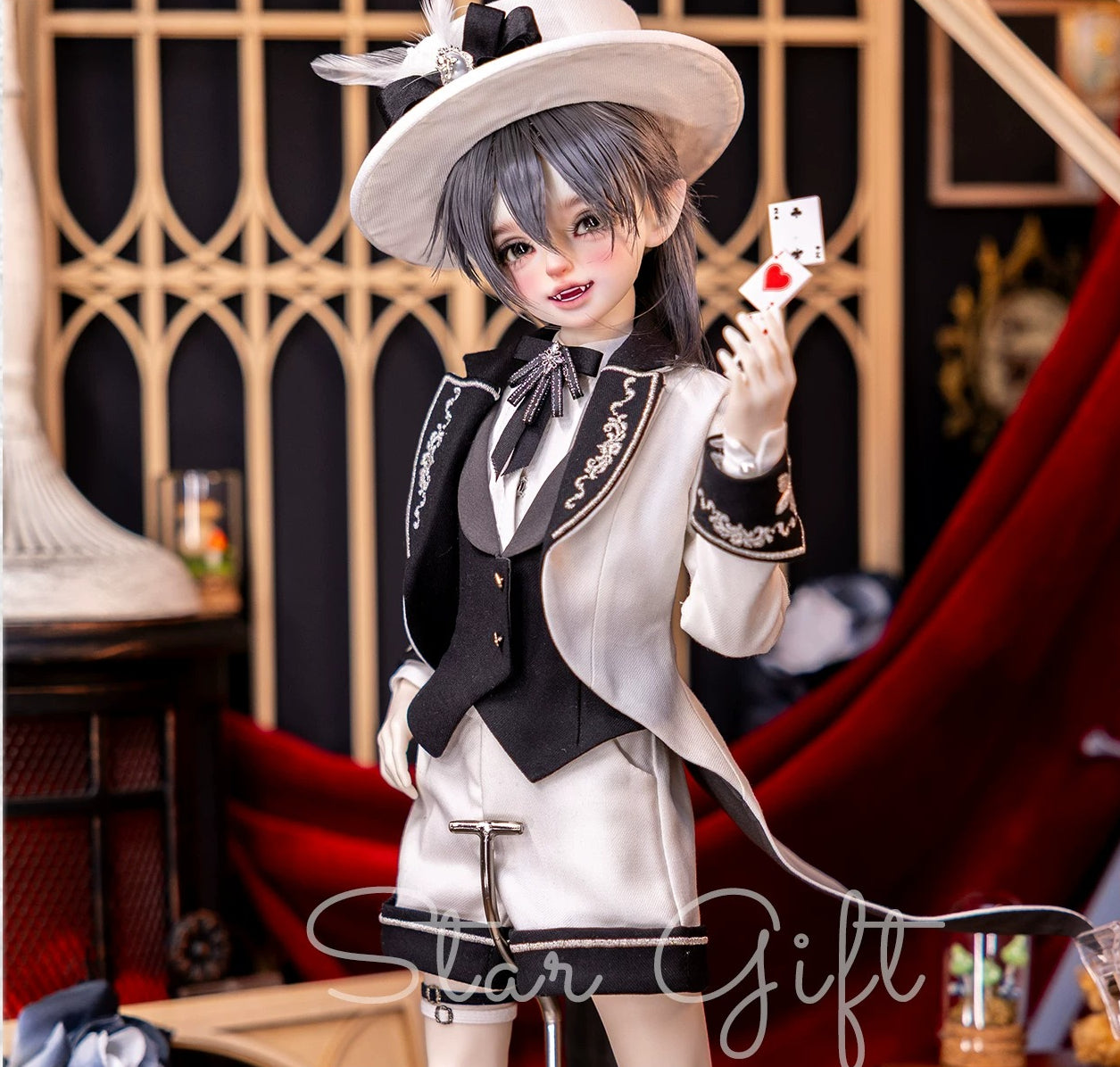 Large 1/4 BJD Noble Formal Academy Style Outfit Set