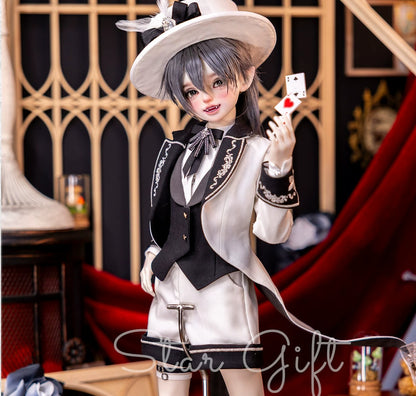 Large 1/4 BJD Noble Formal Academy Style Outfit Set