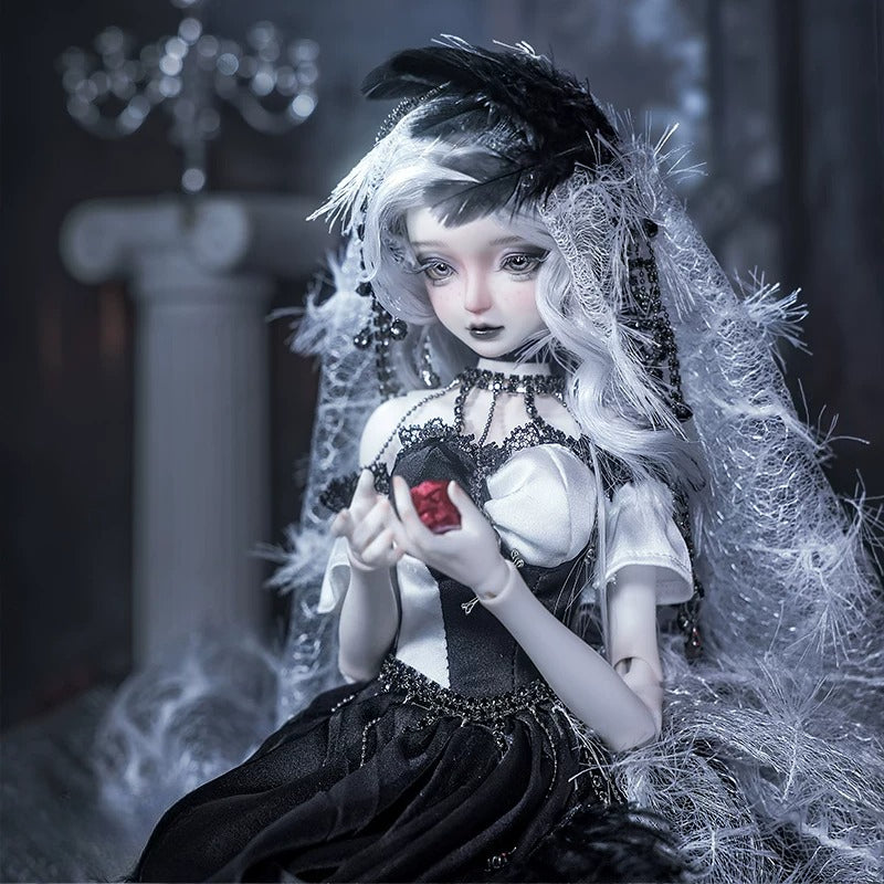 Jinsha BJD Doll – 1/4 Dark Gothic Zombie Bride SD Resin Full Set