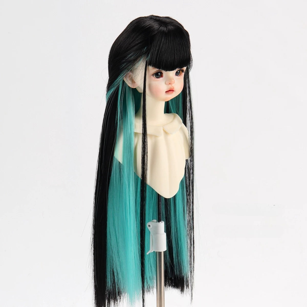 Two-Tone Long BJD Wig with Bangs – 1/3, 1/4, 1/6