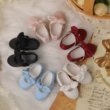 BJD Doll Shoes – 1/6 Bow Princess Shoes for Girl Dolls, Multi-Color