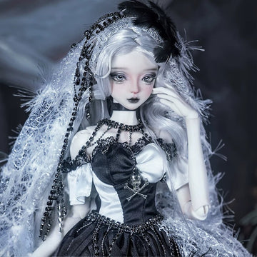 Jinsha BJD Doll – 1/4 Dark Gothic Zombie Bride SD Resin Full Set