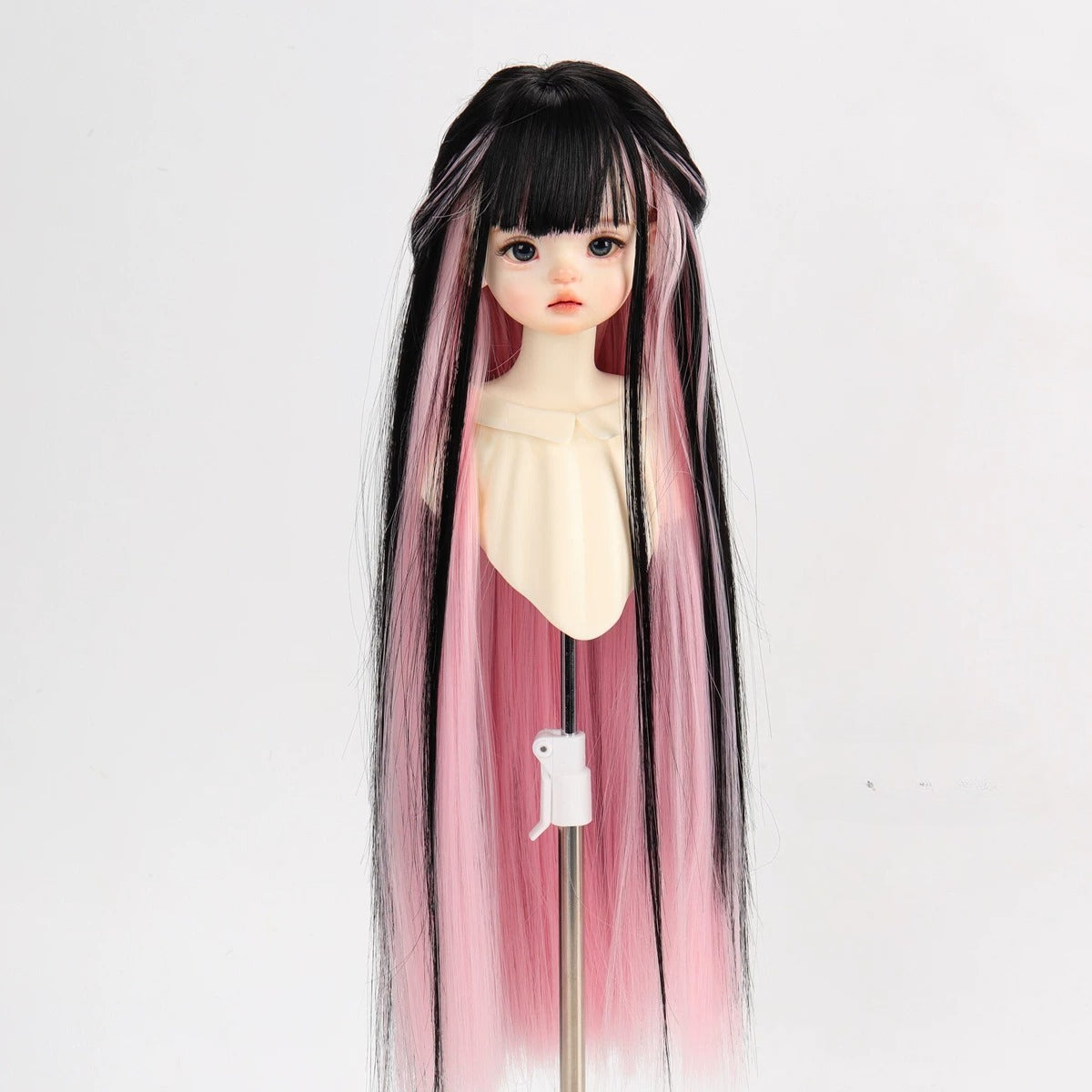Two-Tone Long BJD Wig with Bangs – 1/3, 1/4, 1/6