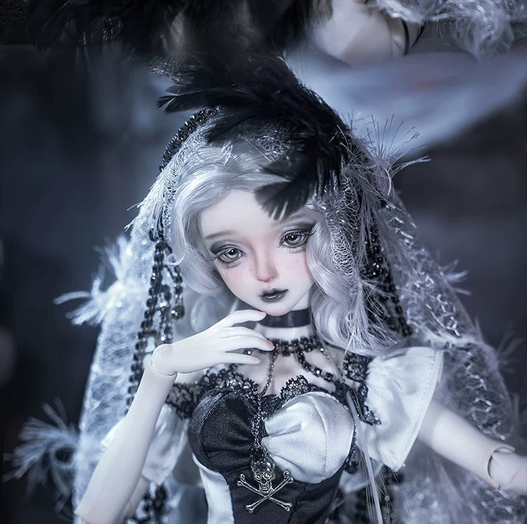 Jinsha BJD Doll – 1/4 Dark Gothic Zombie Bride SD Resin Full Set