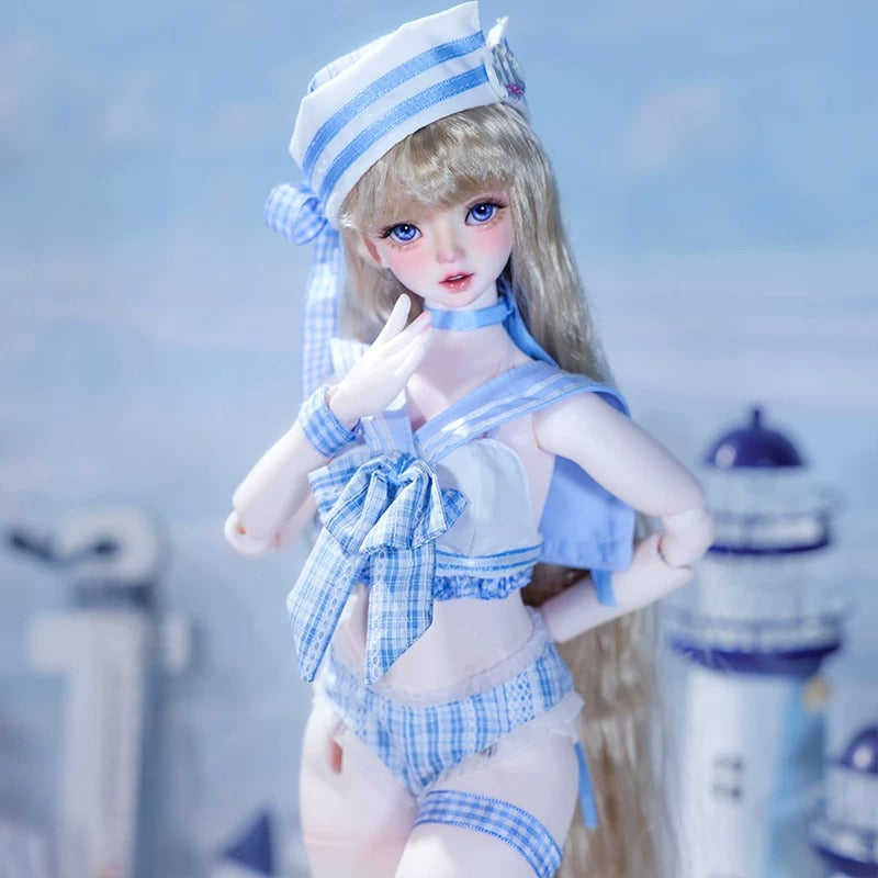 Haiqiao BJD Doll – 1/4 Japanese Sailor Summer Island Dress-Up Girl