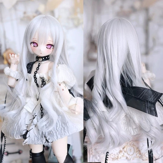 Light Bangs Hime Cut Long Curly Wig |1/3 & 1/4 | [MDD]