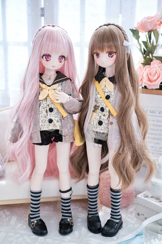 High Temp Braided Bow Curly Wig | 1/3&1/4&1/6 | [MDD]