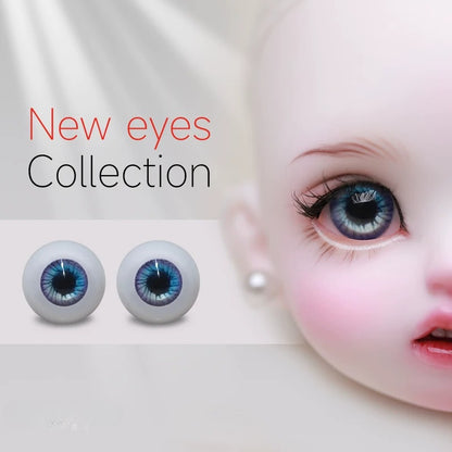 Premium Resin BJD Doll Eyes - Multi-Color & Multi-Size Options for 1/3 1/4 SD Dolls