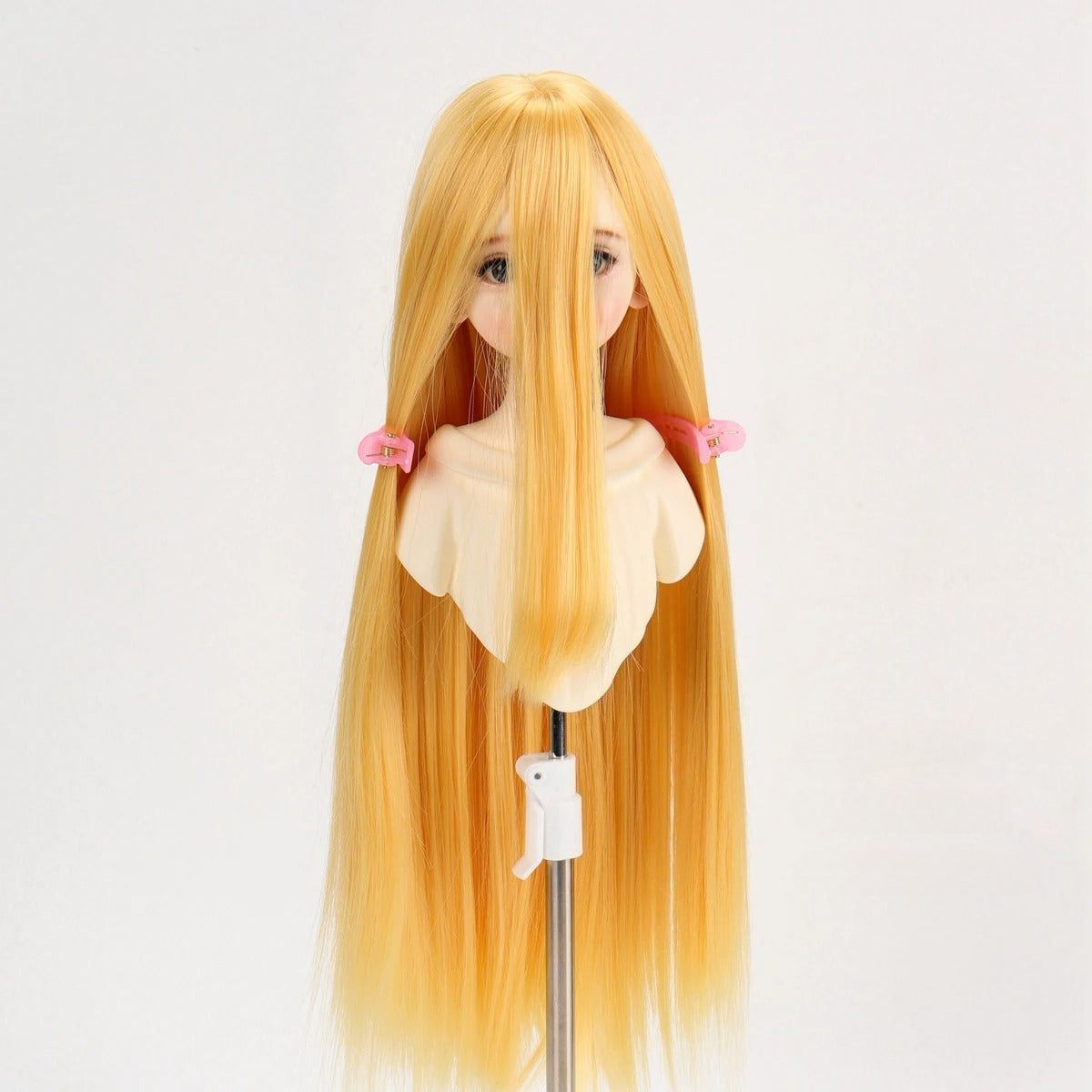 Soft Heat-Resistant BJD/SD Wig with Long Layered Bangs – 1/3, 1/4 & 1/6