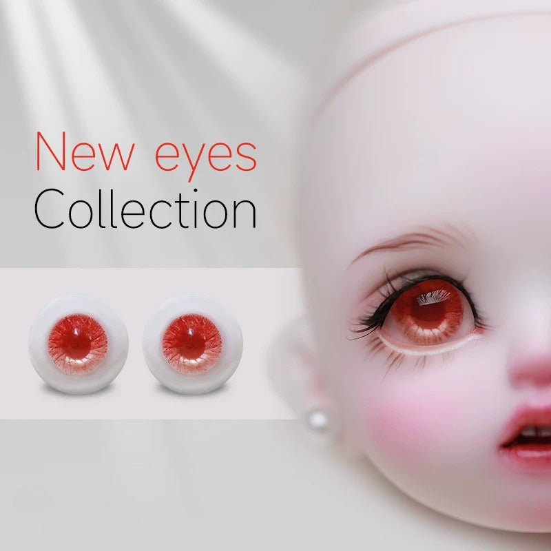 Premium Resin BJD Doll Eyes - Multi-Color & Multi-Size Options for 1/3 1/4 SD Dolls