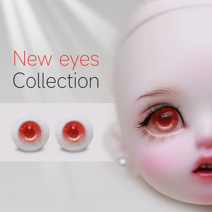 Premium Resin BJD Doll Eyes - Multi-Color & Multi-Size Options for 1/3 1/4 SD Dolls