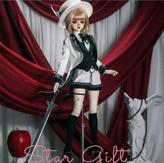 Large 1/4 BJD Noble Formal Academy Style Outfit Set