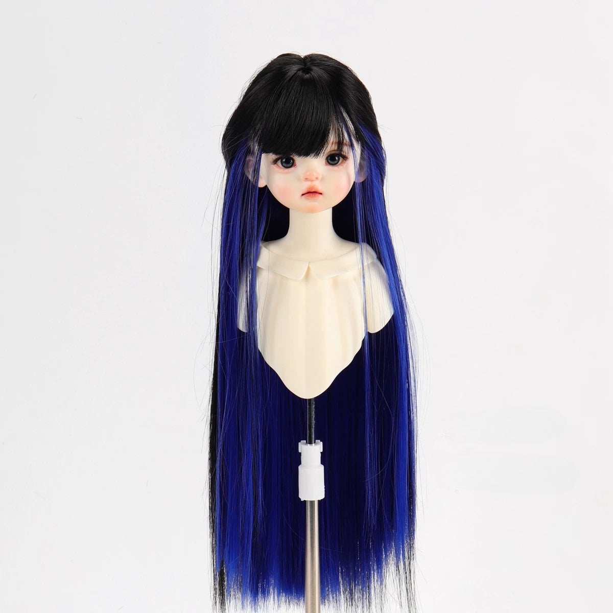 Two-Tone Long BJD Wig with Bangs – 1/3, 1/4, 1/6
