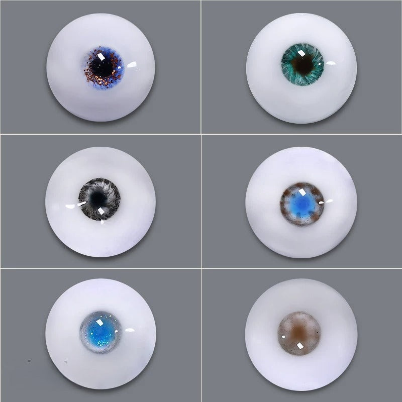BJD Doll Eyes – 10/12/14mm Handmade Resin Eyes for 1/3, 1/4 & 1/6 Dolls