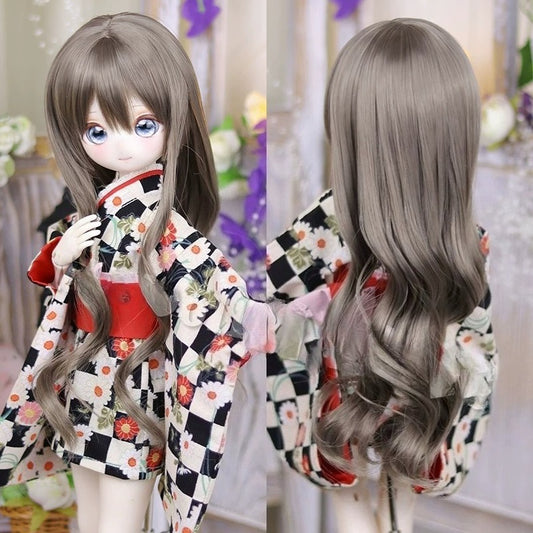 Light Bangs Hime Cut Long Curly Wig |1/3 & 1/4 | [MDD]