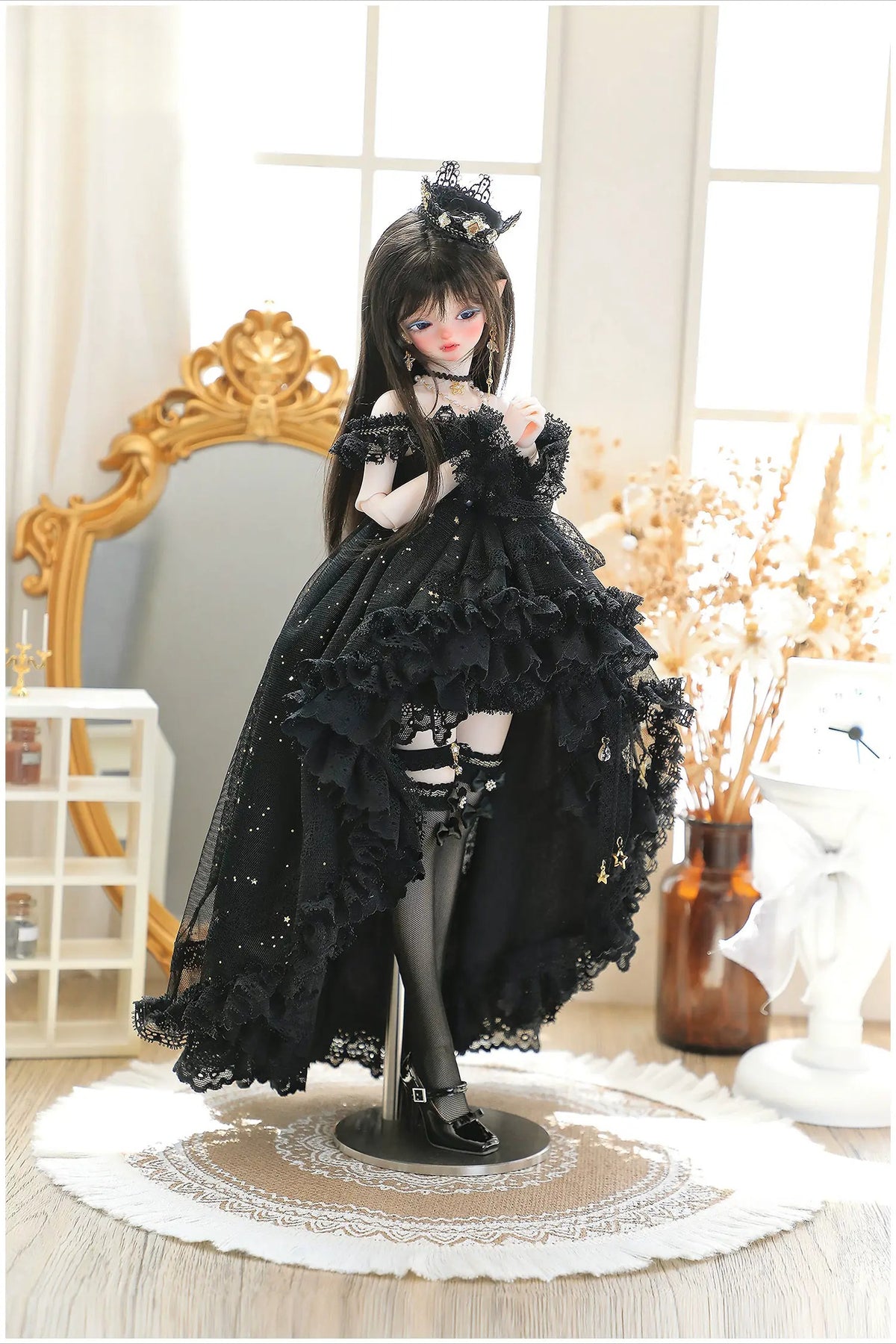 BJD Doll Dress – 1/4 Gown Outfit, In Stock