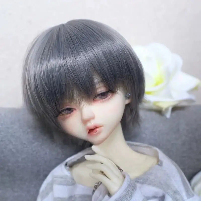 High Temp Soft Silk Men Short Wig | 1/3 & 1/4 & 1/6 | [BJD SD]