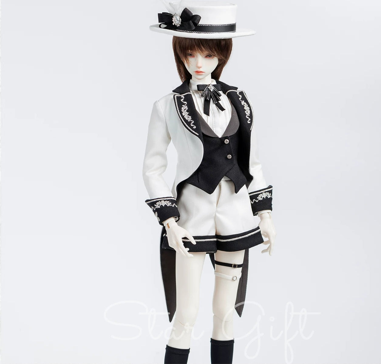 Large 1/4 BJD Noble Formal Academy Style Outfit Set