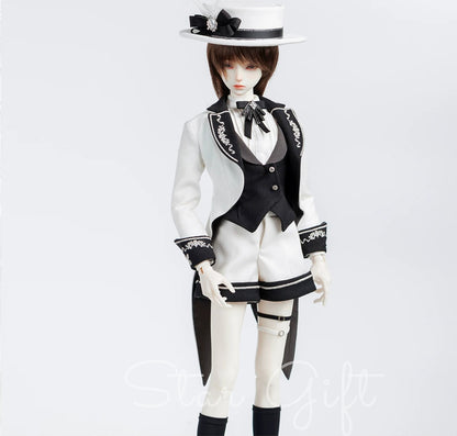 Large 1/4 BJD Noble Formal Academy Style Outfit Set