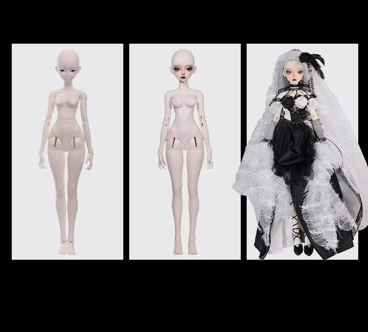 Jinsha BJD Doll – 1/4 Dark Gothic Zombie Bride SD Resin Full Set