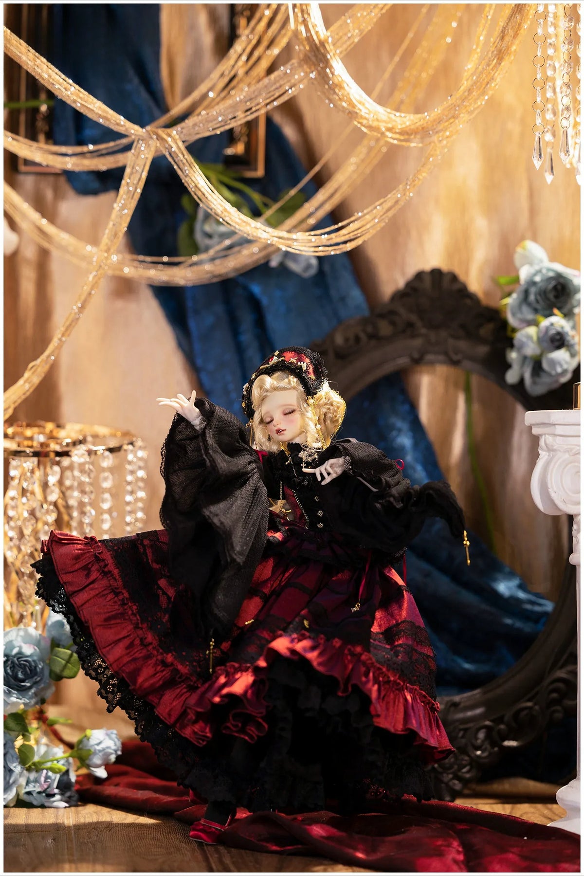 Cross Elegy – 1/4 BJD Doll Dress, European Style Outfit