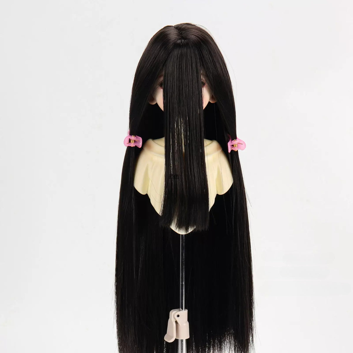 Soft Heat-Resistant BJD/SD Wig with Long Layered Bangs – 1/3, 1/4 & 1/6
