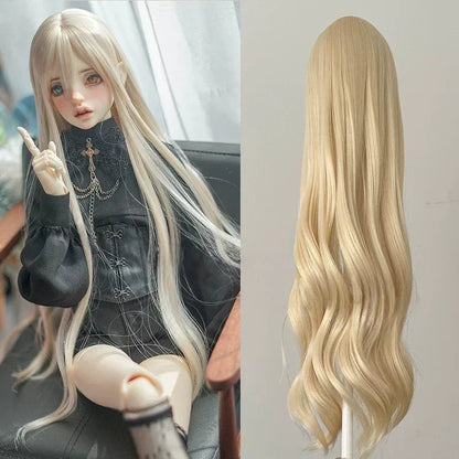 High Temp Soft Silk Long Curly Wig | 1/3 & 1/4 | [MDD]