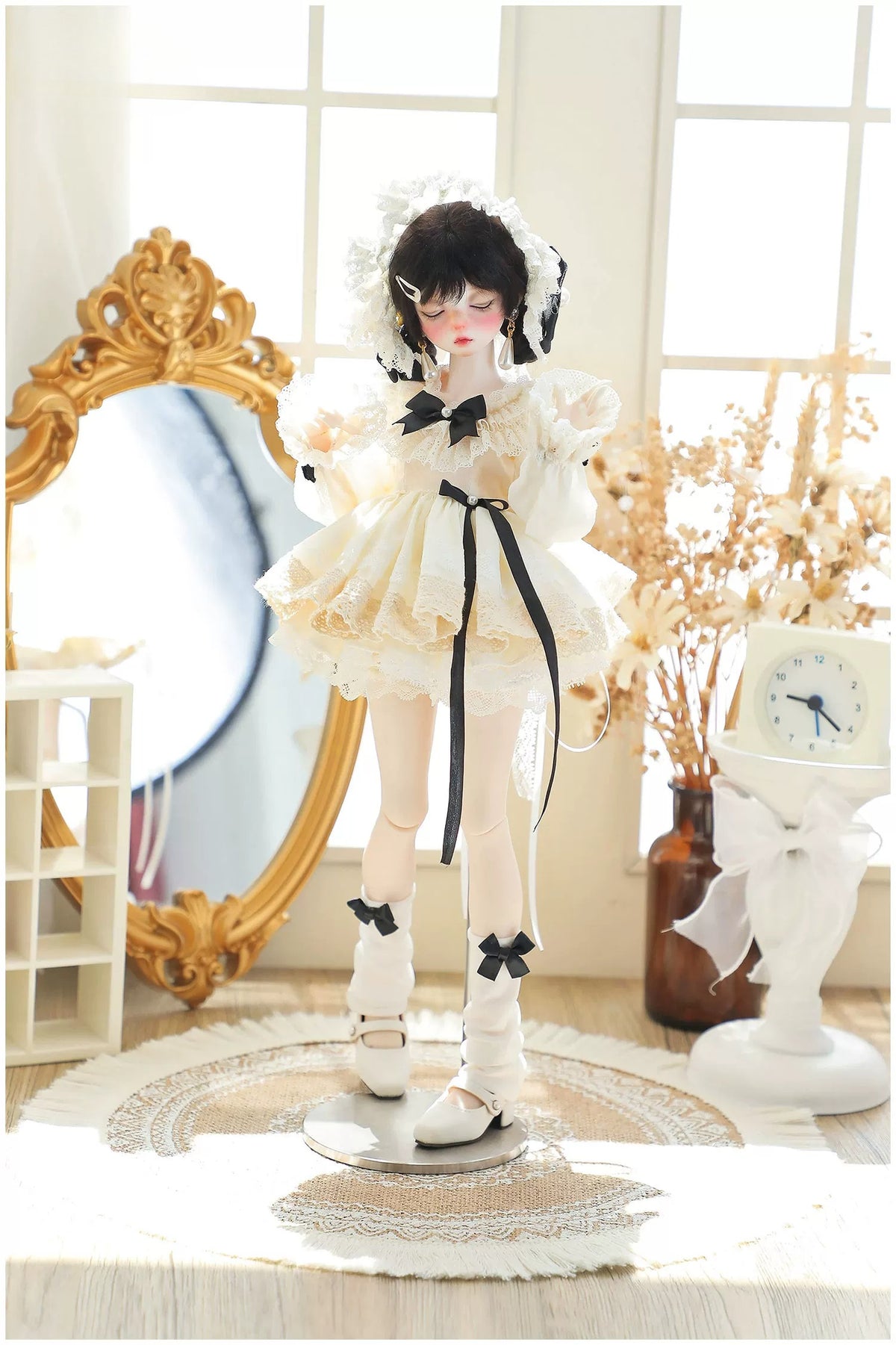 Goodnight Winter 2.0 – 1/4 BJD Doll Nightgown Dress