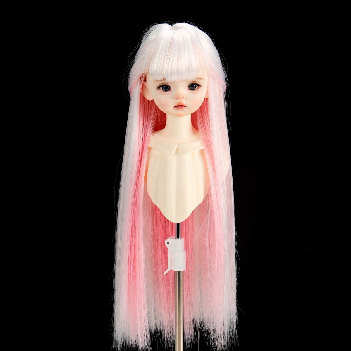 Two-Tone Long BJD Wig with Bangs – 1/3, 1/4, 1/6