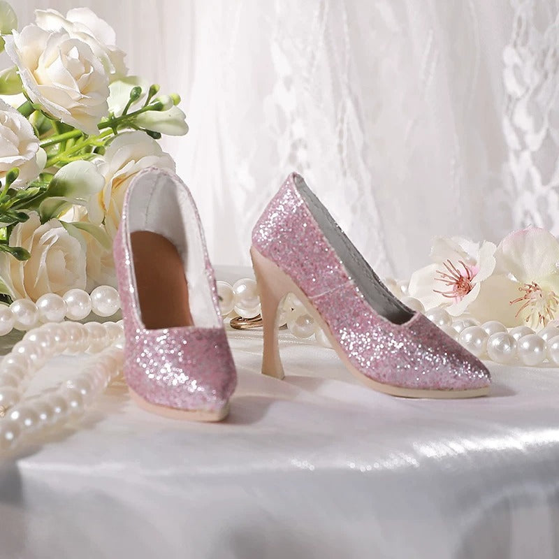 BJD Doll Shoes – 1/4 Handmade High Heels for Girl Dolls, Multi-Color