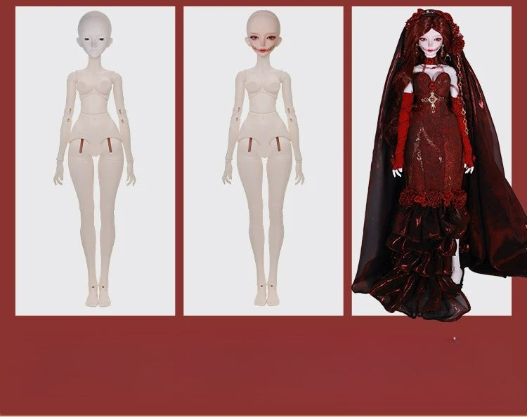 Letha BJD Doll – 1/4 Gothic Dark Victorian Vintage Girl