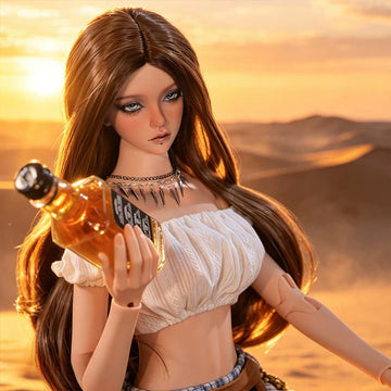 Levi BJD Doll – 1/3 Western Cowgirl, American Vintage SD Girl