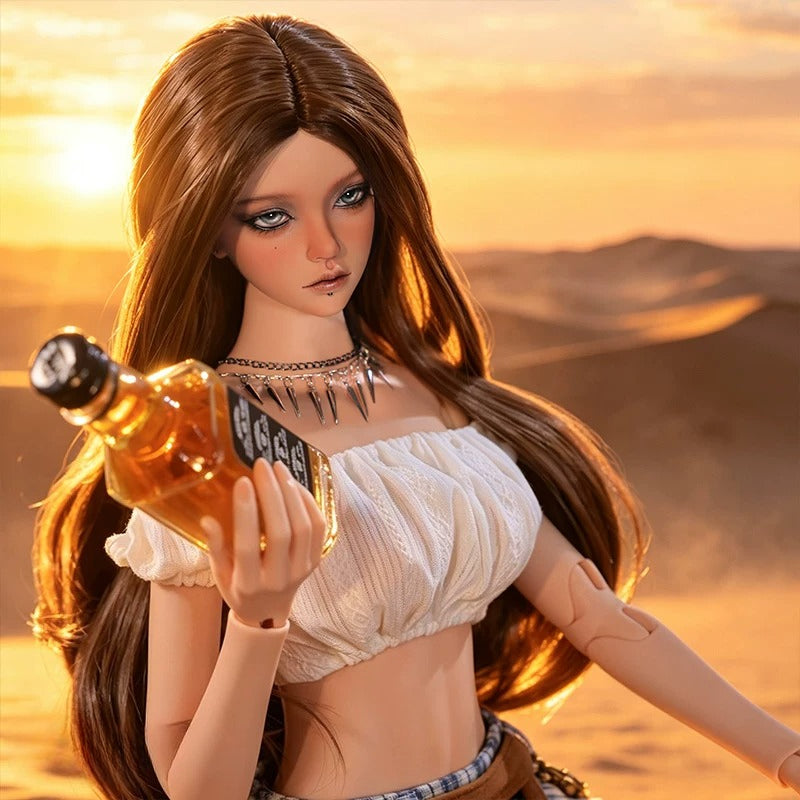 Levi BJD Doll – 1/3 Western Cowgirl, American Vintage SD Girl