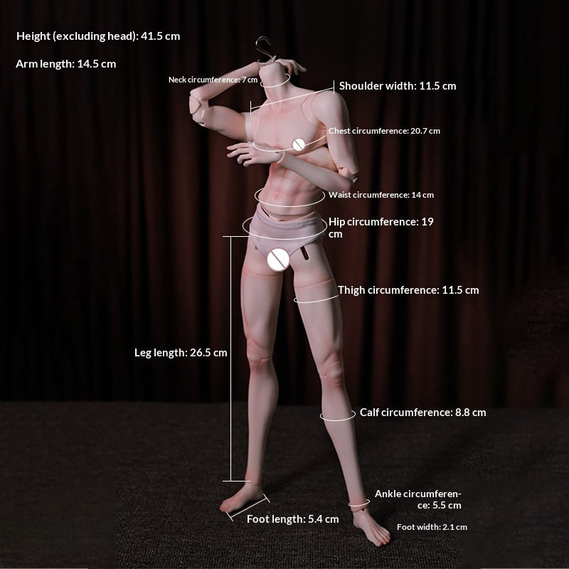 Original BJD Male Body – 1/4 Uncle Snowy Owl II SD