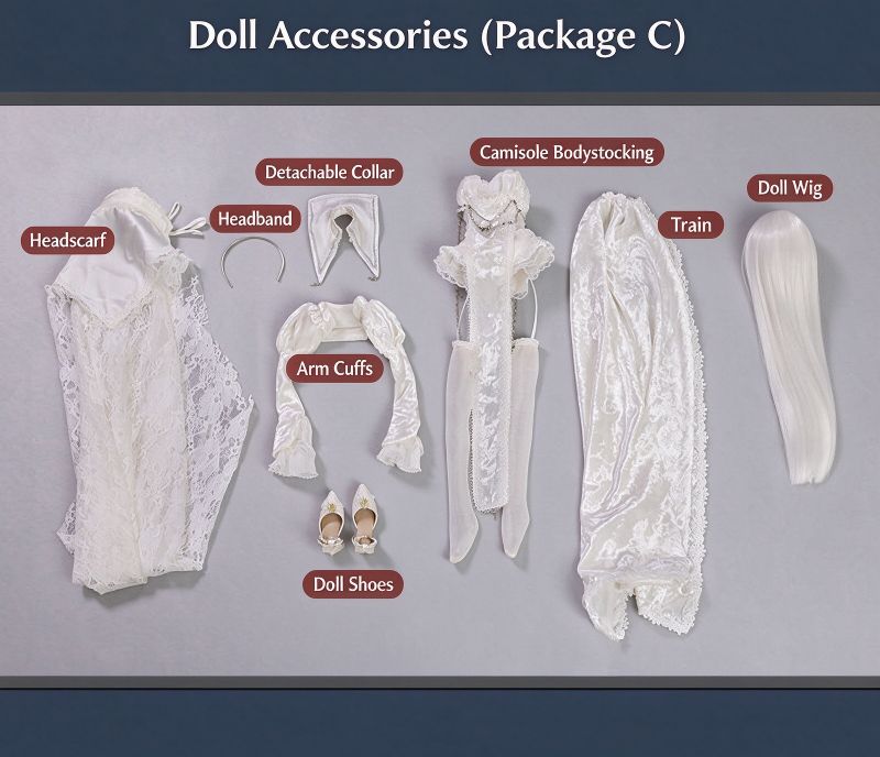 Original BJD Doll – 1/4 Seraphine Nun Lamb SD