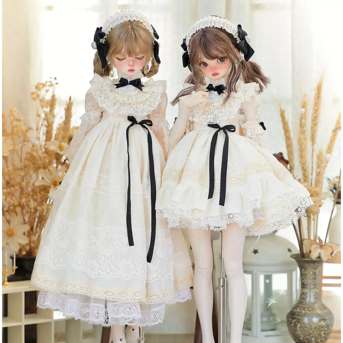 BJD Doll Nightgown Pajama Dress for 3/4/6 Points