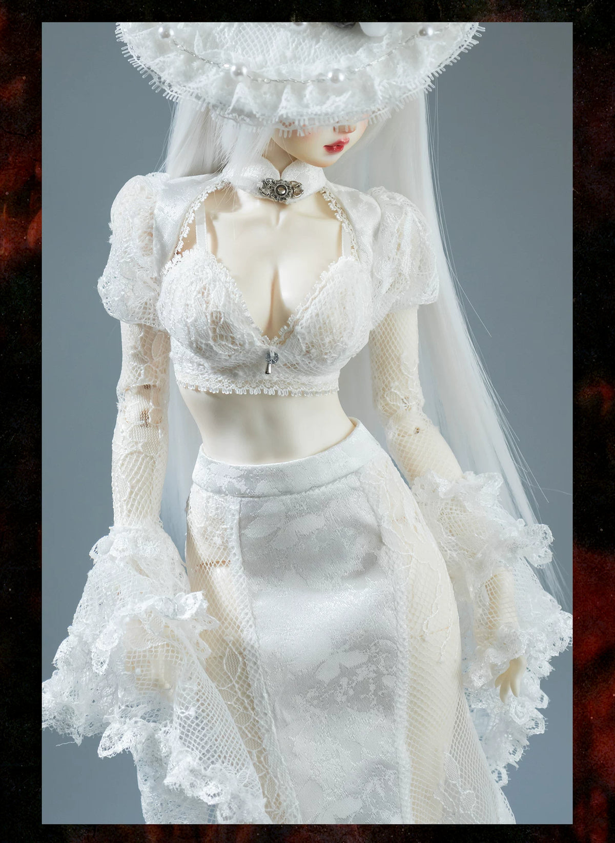 (Pre-order) Mysterious Lace Doll Outfit Set for 1/3 & 1/4 BJD