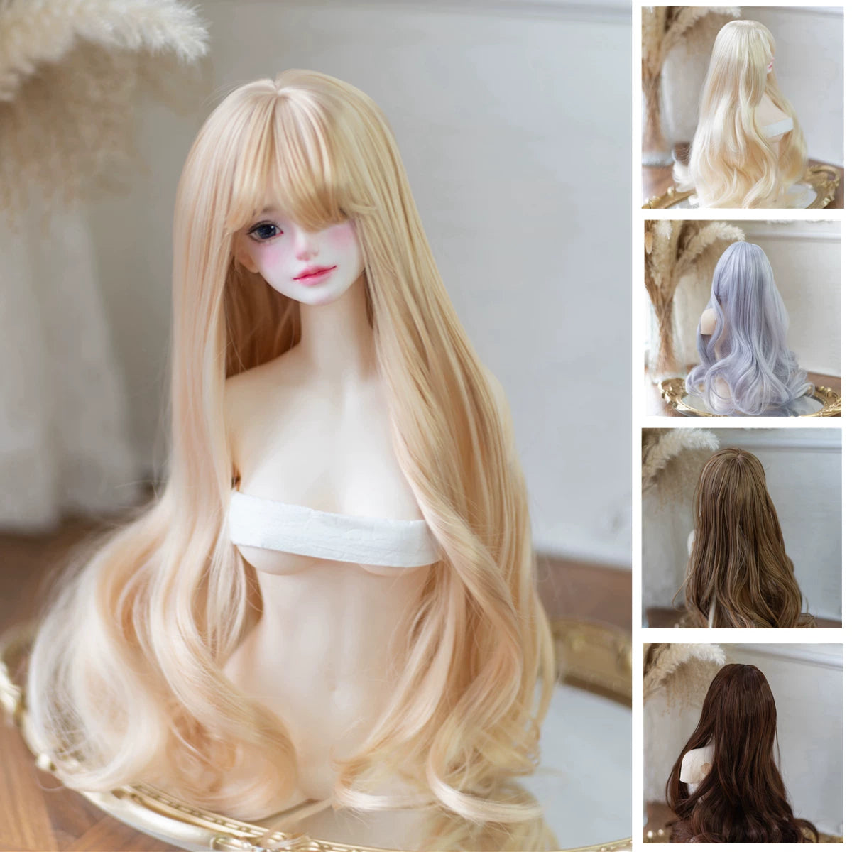 Soft Long Wavy BJD/SD Wig – 1/3, 1/4 & 1/6