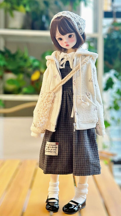 1/4 BJD MDD Ribbed Doll Socks