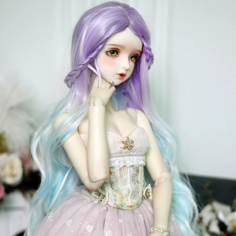 Ombre Mermaid BJD/SD Wig with Realistic Scalp – 1/6, 1/4 & 1/3