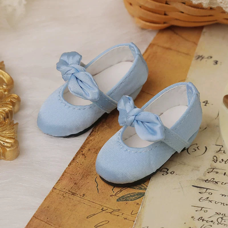 BJD Doll Shoes – 1/6 Bow Princess Shoes for Girl Dolls, Multi-Color