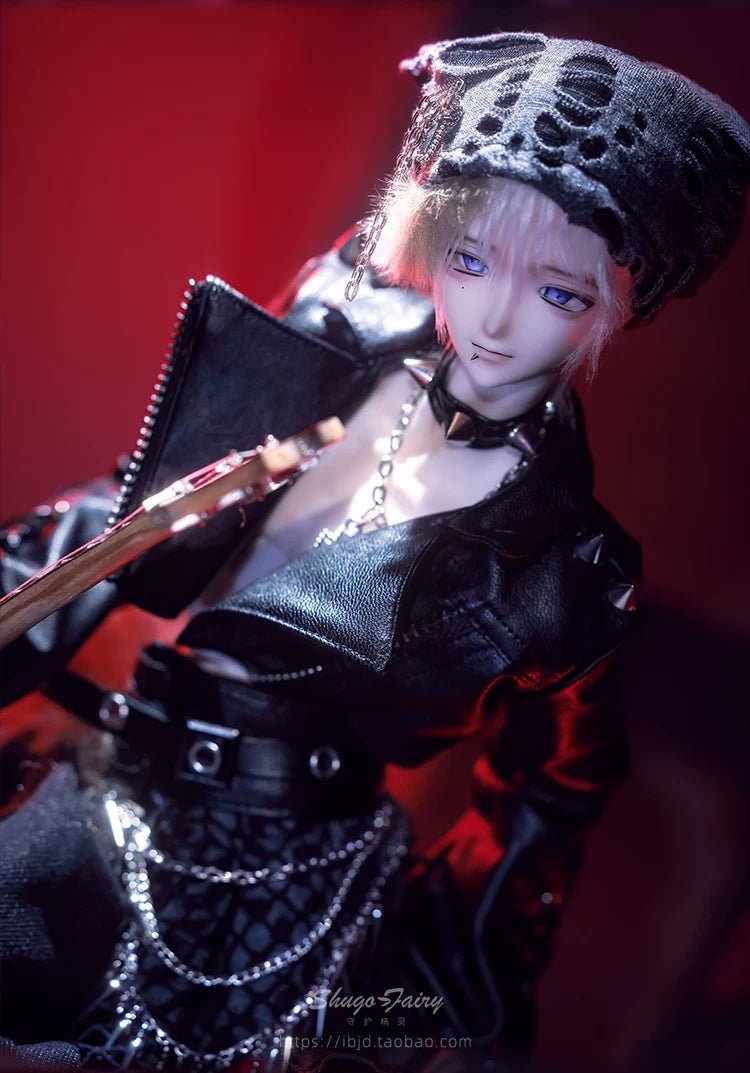 Thasmin BJD Doll – 1/4 Dark Cyberpunk Male Muscle Body Ball Jointed Figure