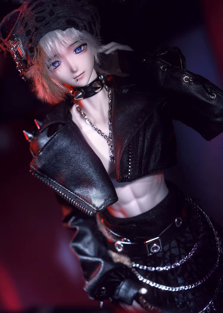 Thasmin BJD Doll – 1/4 Dark Cyberpunk Male Muscle Body Ball Jointed Figure