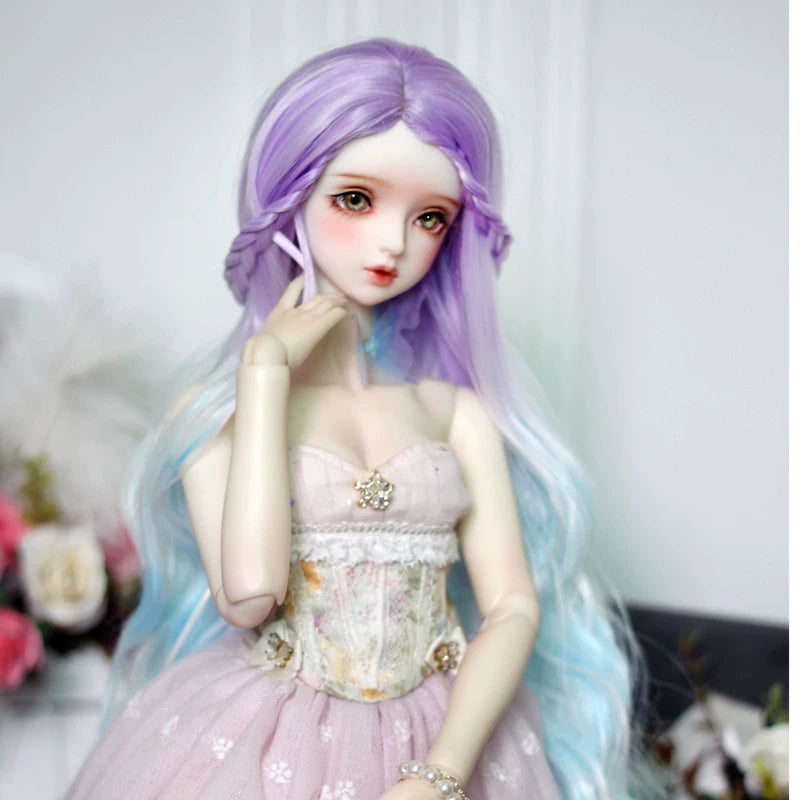 Ombre Mermaid BJD/SD Wig with Realistic Scalp – 1/6, 1/4 & 1/3